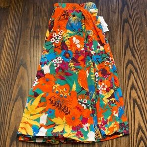 NWT Colorful Vintage Feel Bright Skirt w/Pockets